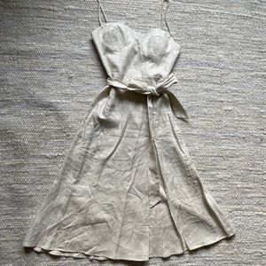 Jada Dress from Reformation in color Cream
